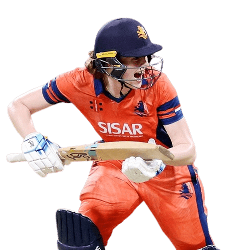 KNCB sponsor - SISAR BV Women's cricket team batting