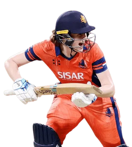 KNCB sponsor - SISAR BV Women's cricket team batting